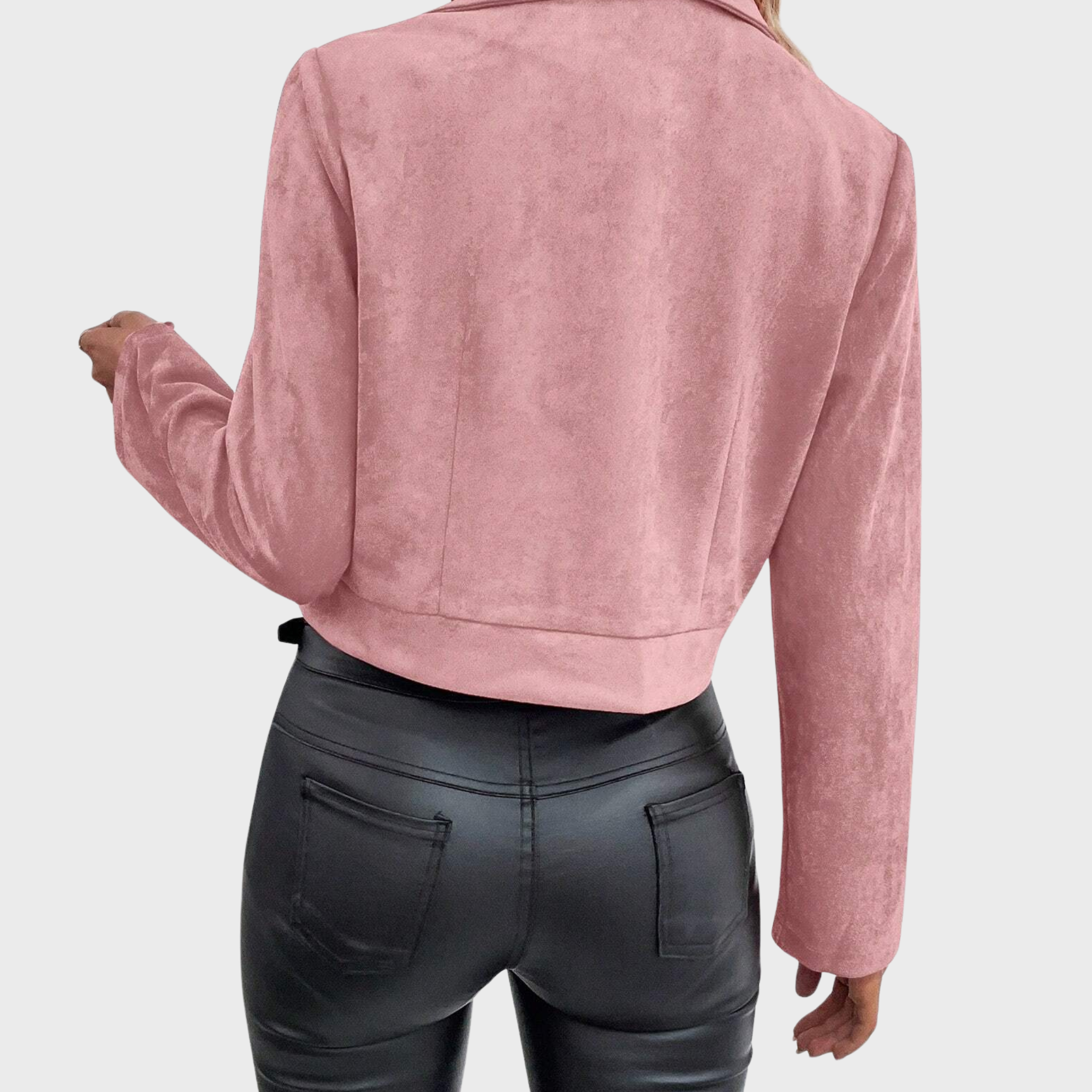 ZUZANA | Semišová elegantní bunda