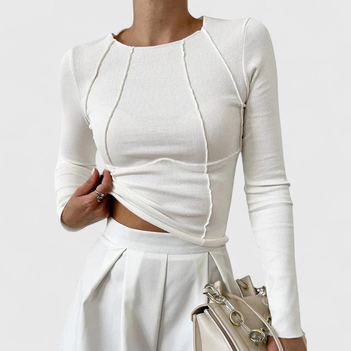 ZUZANA | Pohodlný top s dlouhým rukávem