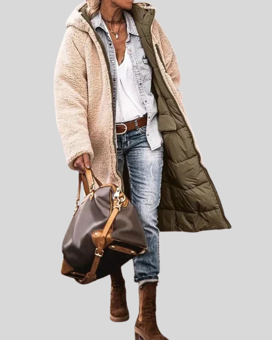 ZUZANA | Stylový zimní kabát