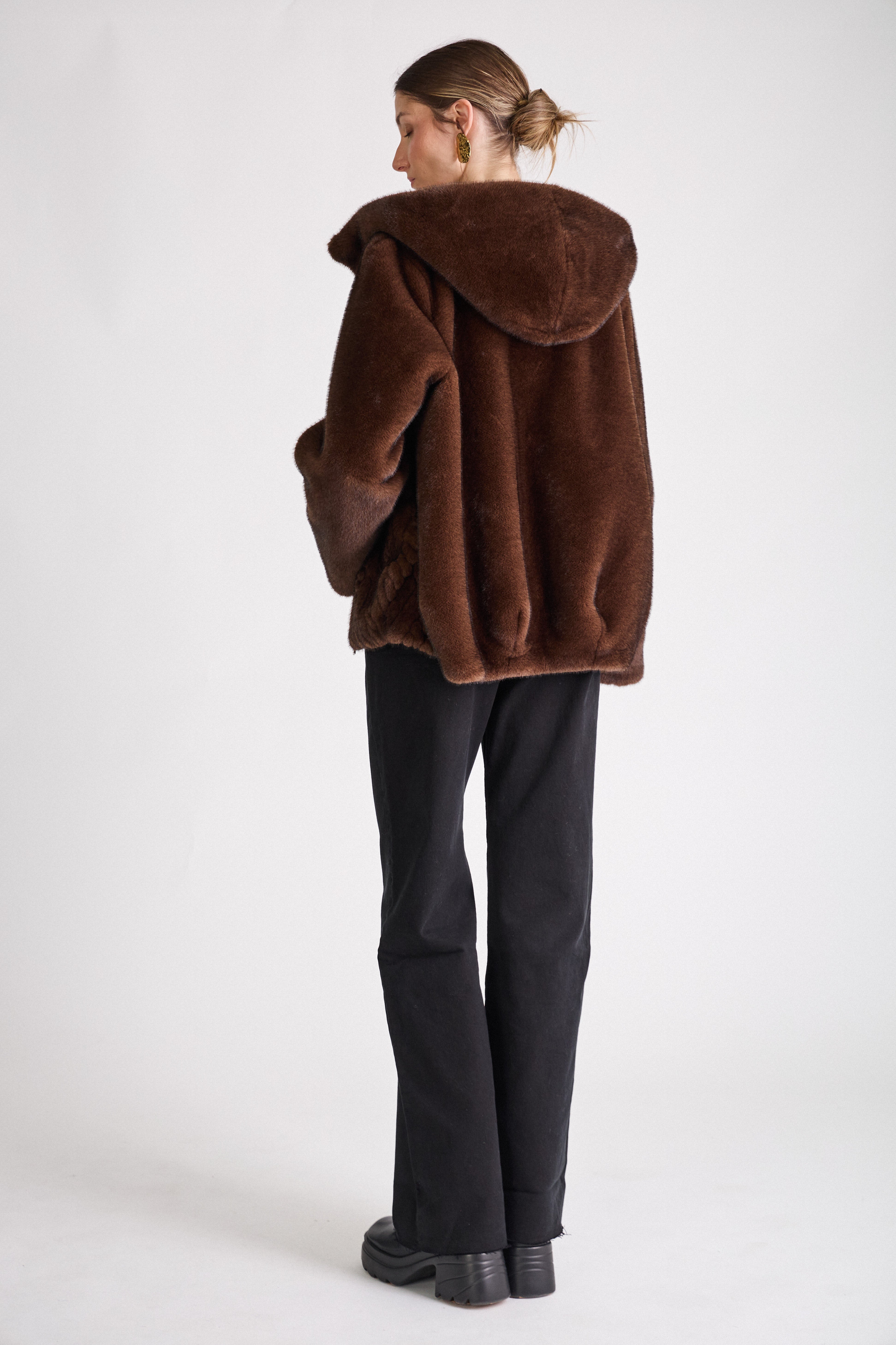 SILVIE | Elegantní hřejivý kožíšek