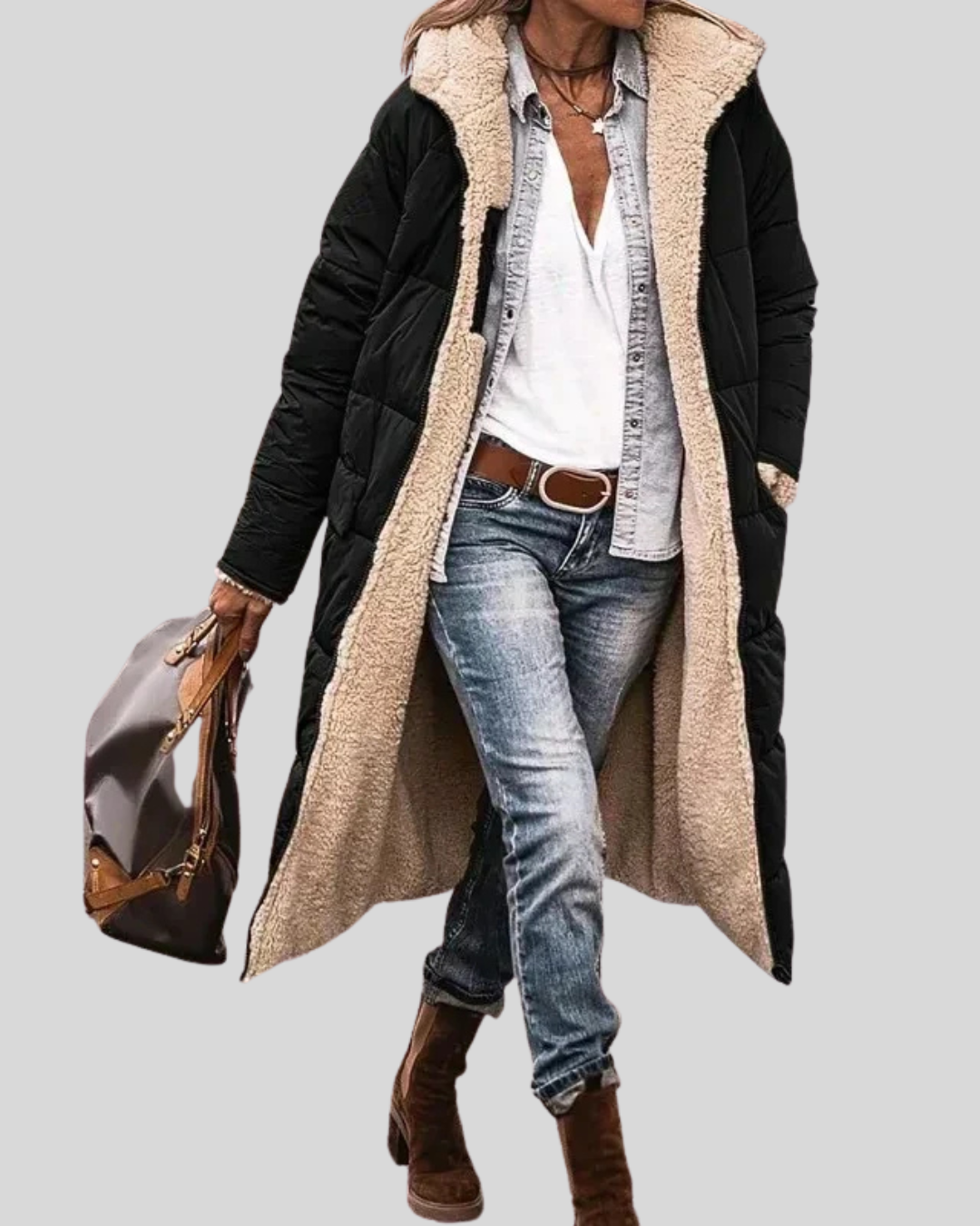 ZUZANA | Stylový zimní kabát