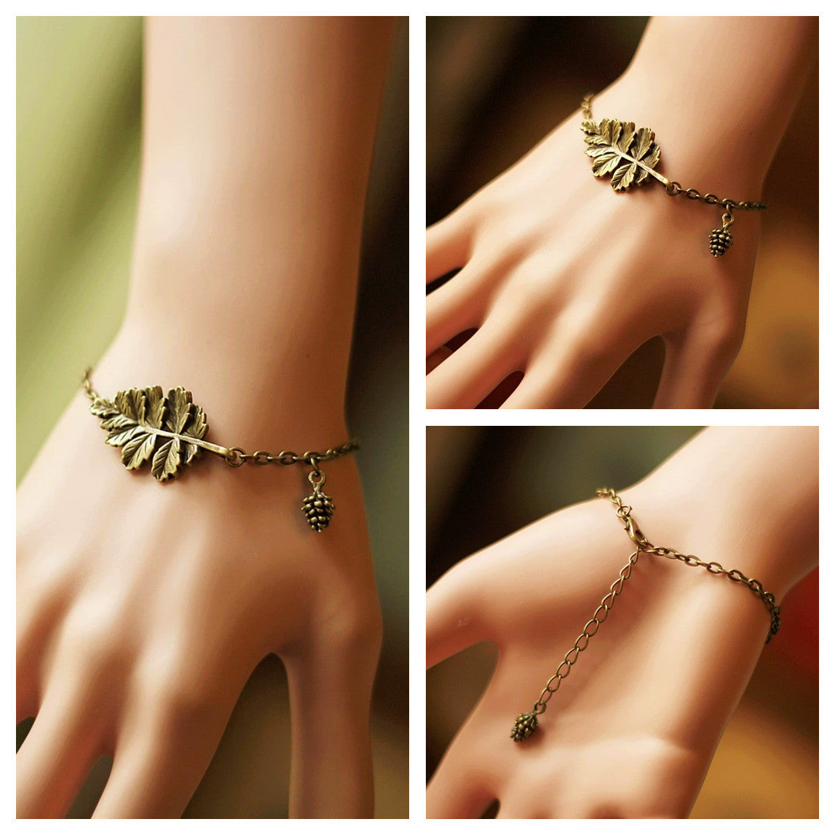 ZUZANA | Vánoční ručně vyrobený náramek s perlovou sněhovou vločkou