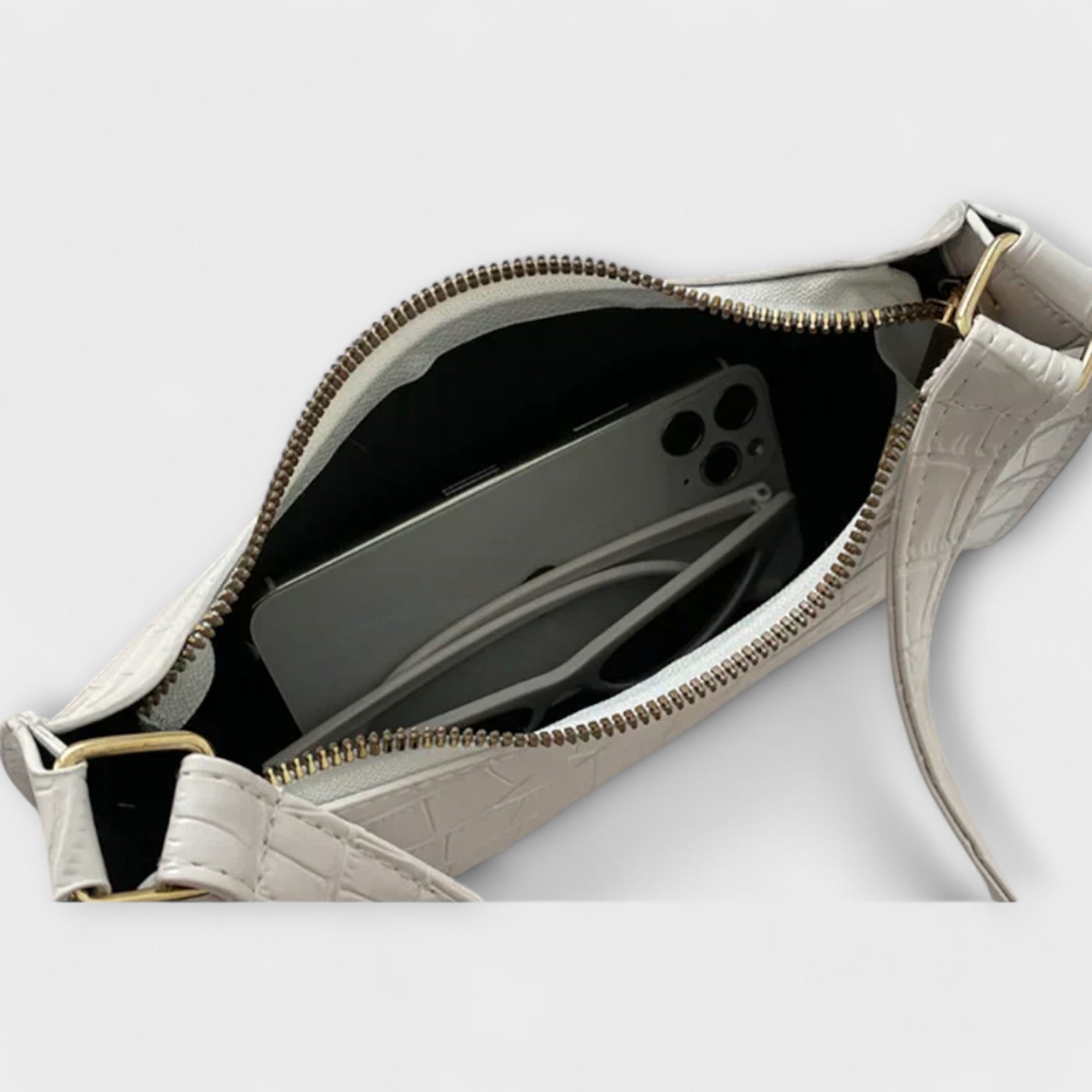 ZUZANA | Lesklá Kožená Taška