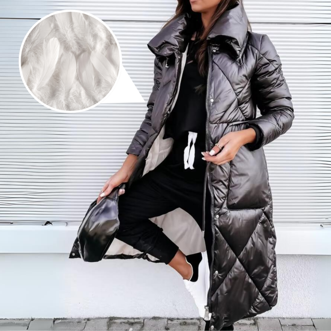 Karina | Luxusní dlouhý kabát do zimy