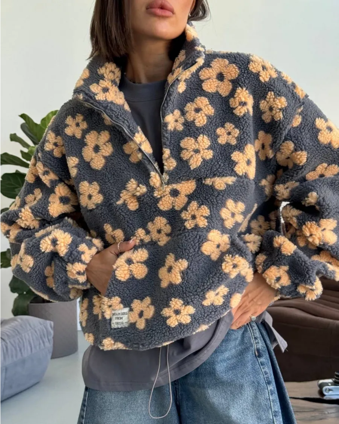 LENKA | Fleecová mikina Bloom