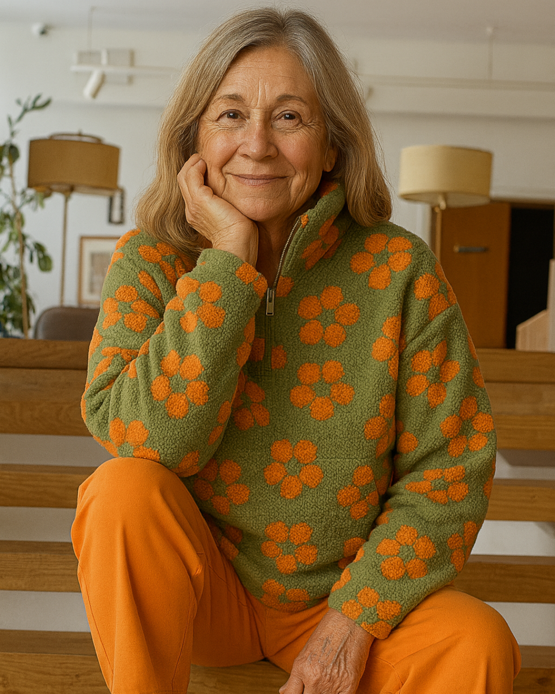 LENKA | Fleecová mikina Bloom