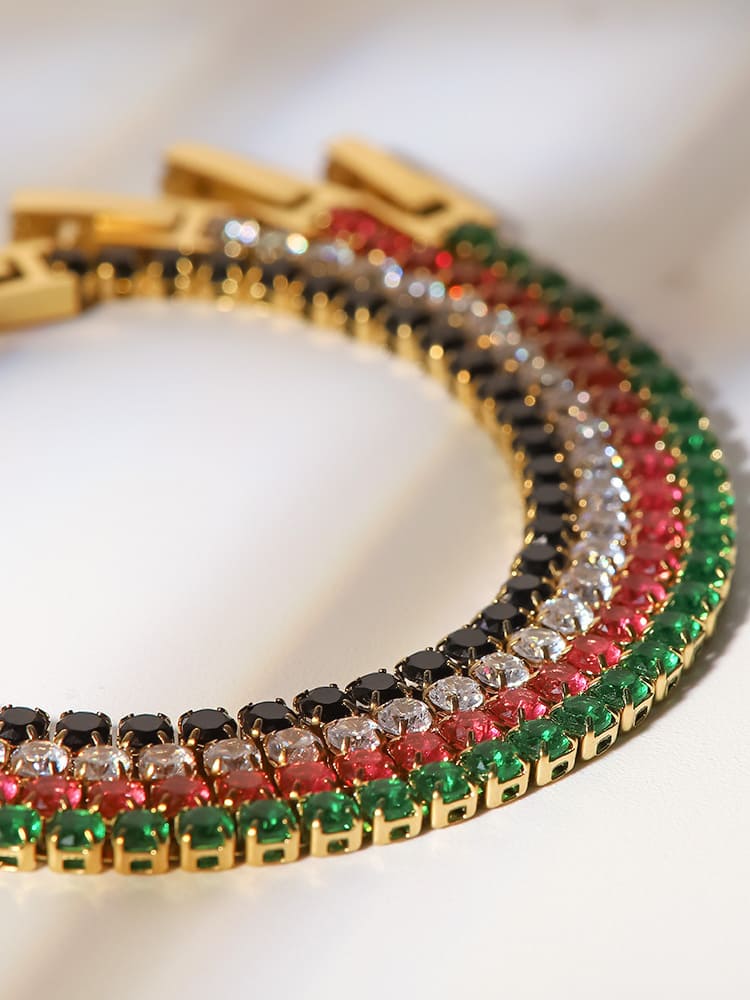 ZUZANA | Tennisový náramek Malina