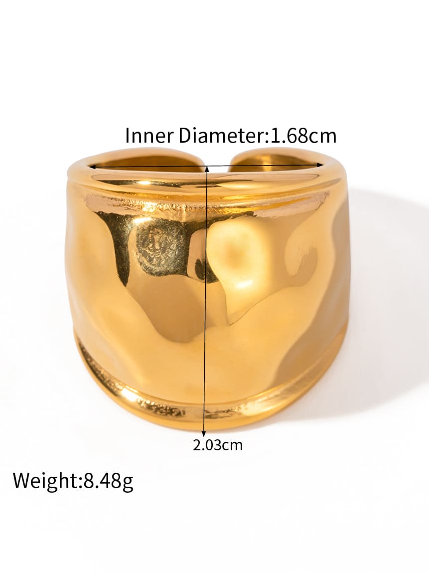 ZUZANA | Přehnané Rty Dvoustranný Prsten