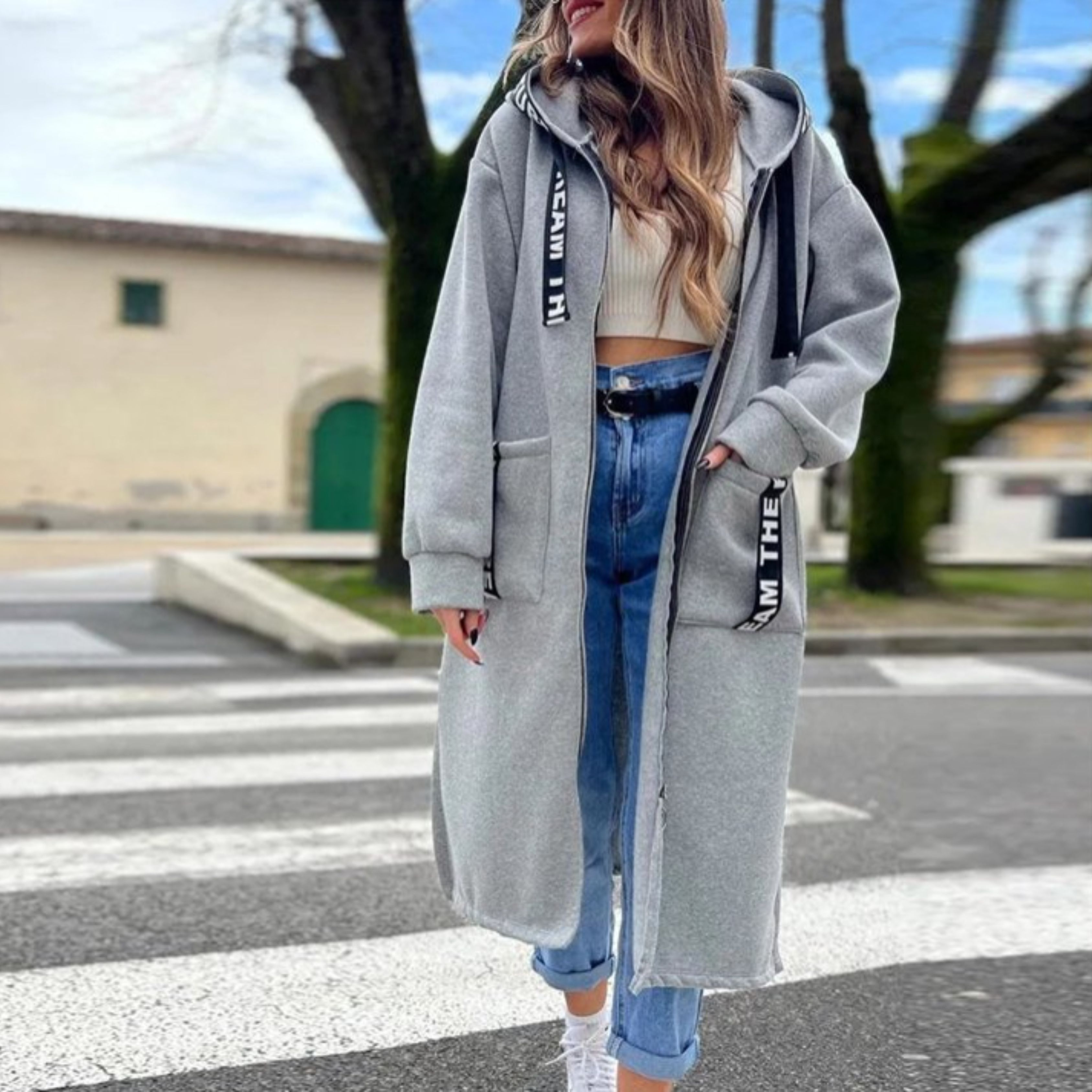 Marina | Hřejivá mikina s kapucí pro chladné dny