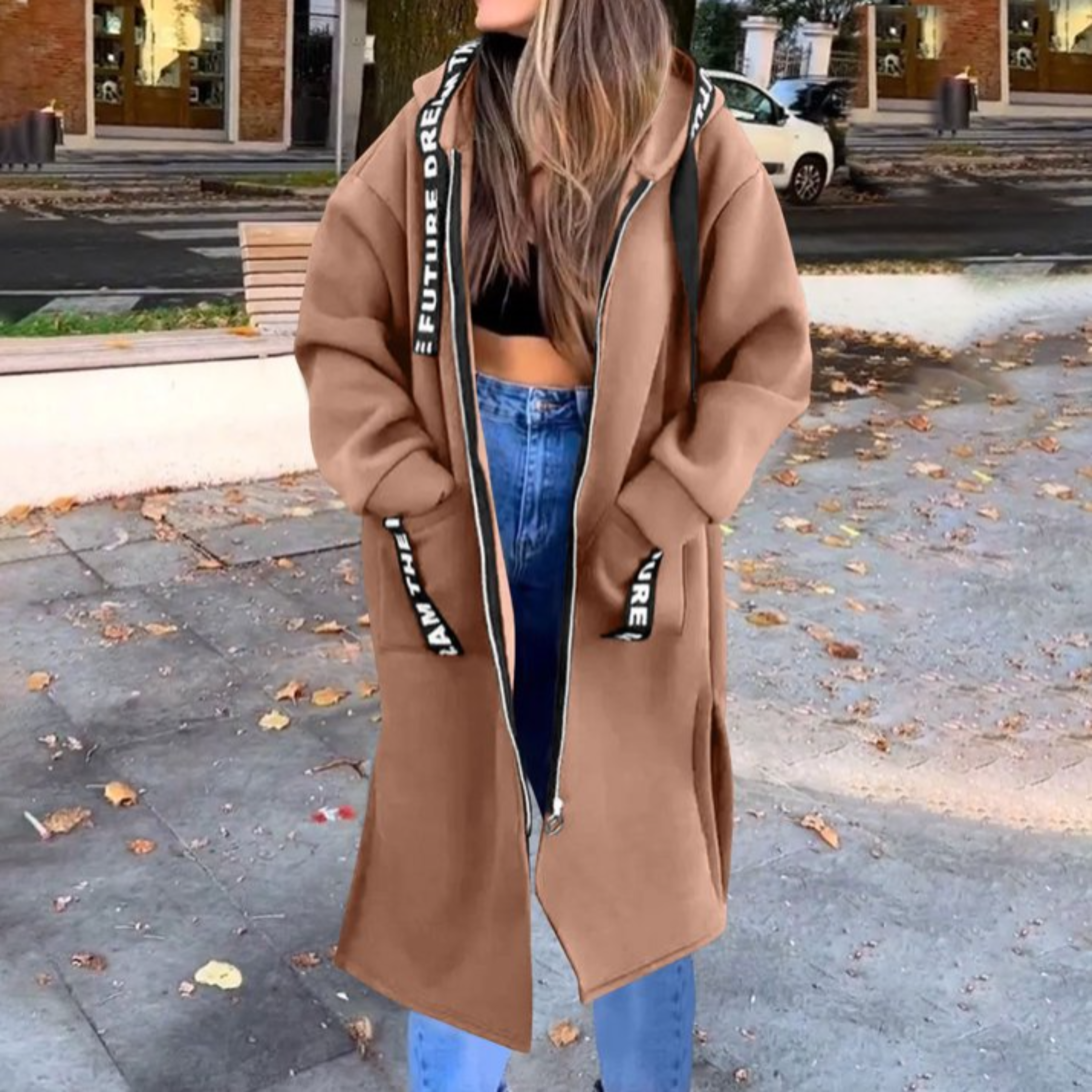 Marina | Hřejivá mikina s kapucí pro chladné dny