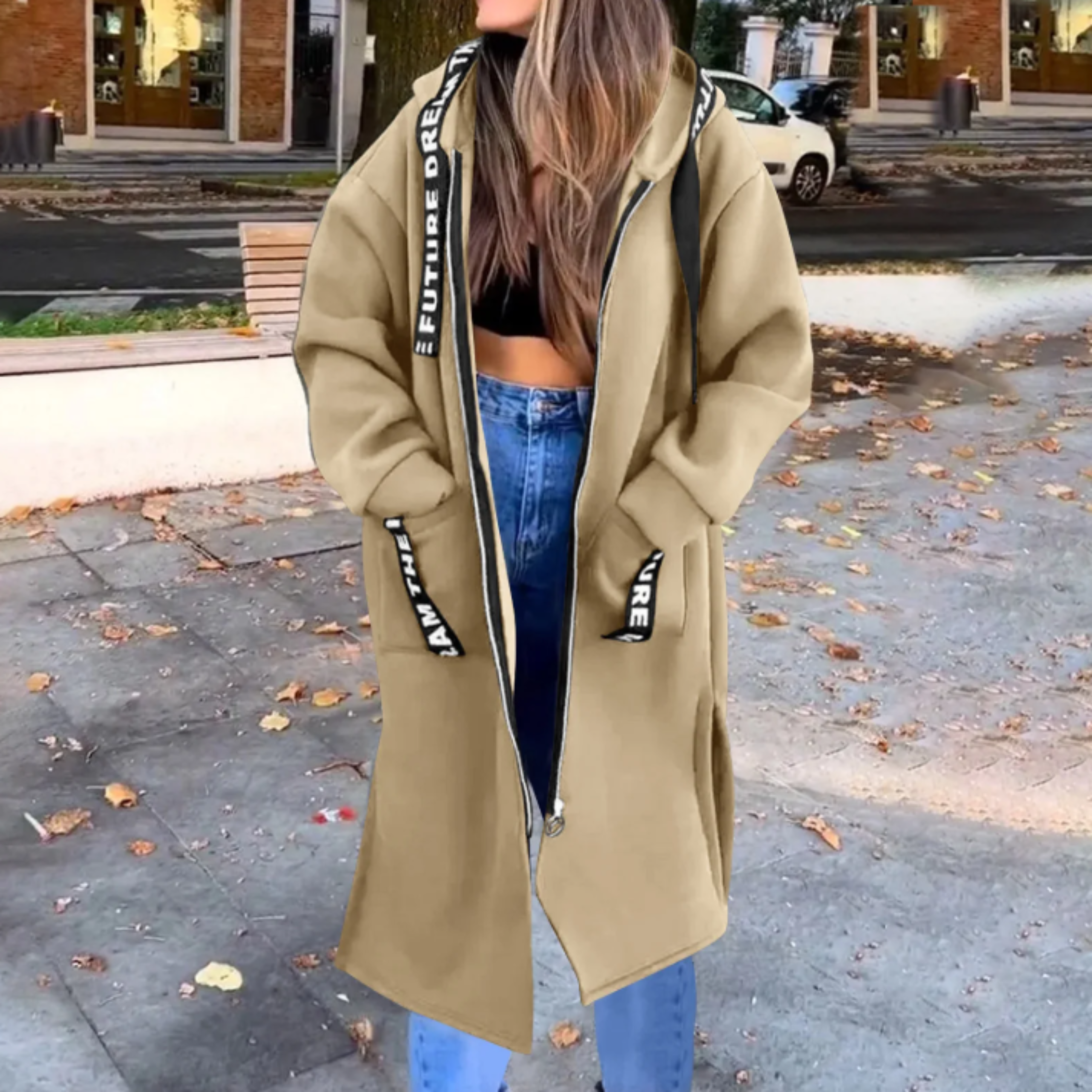 Marina | Hřejivá mikina s kapucí pro chladné dny