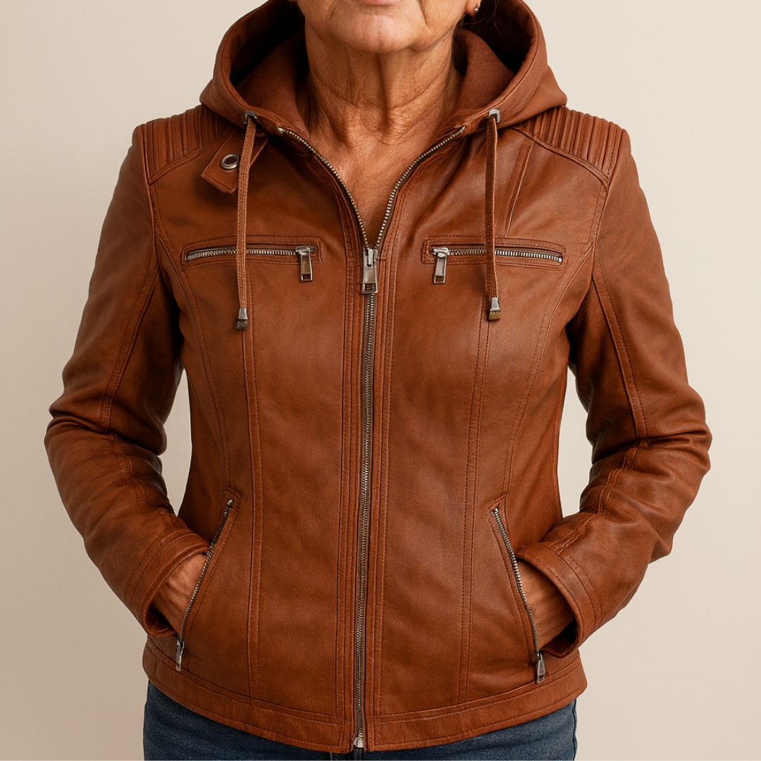 VERONIKA | Robustní a elegantní kožená bunda