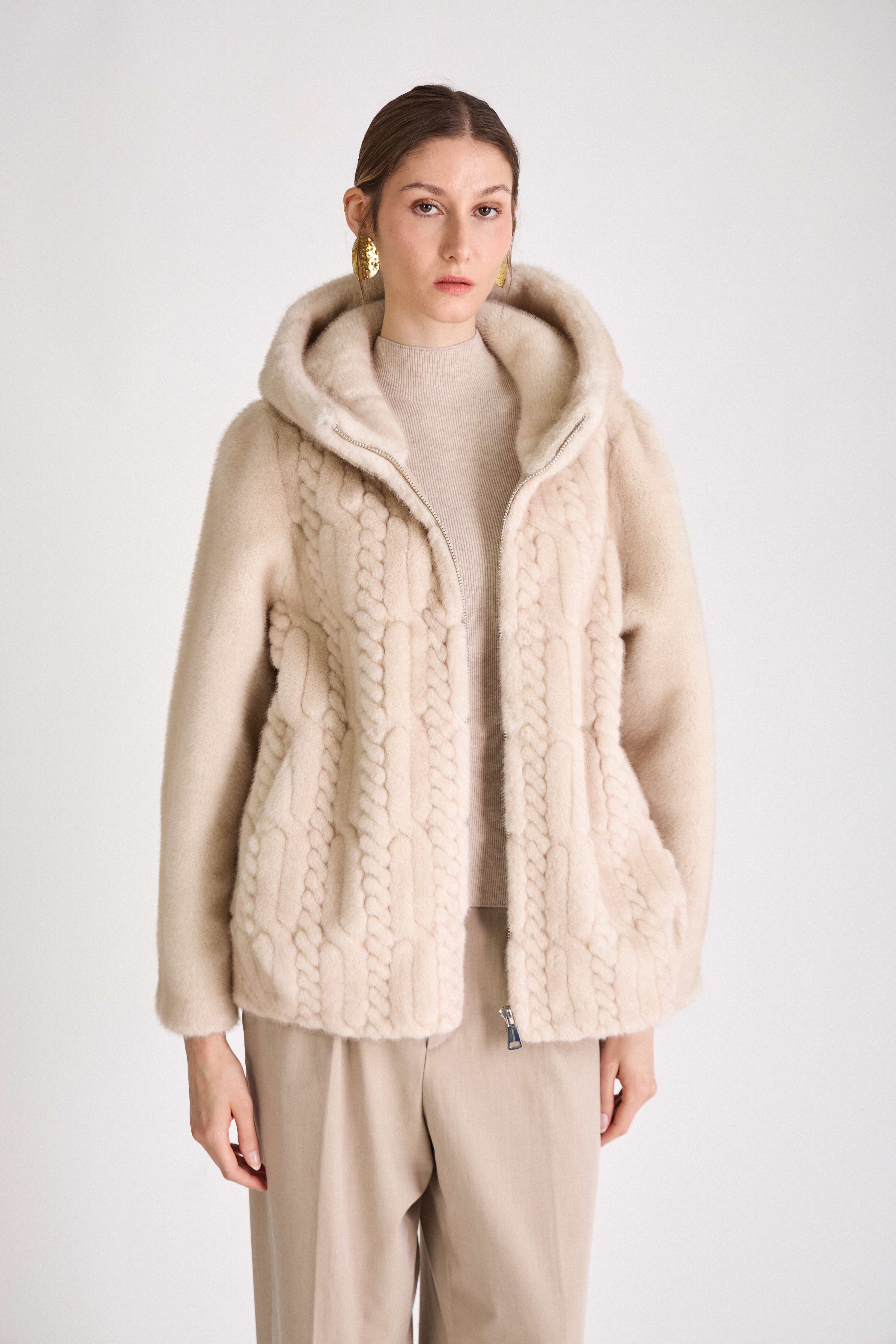 SILVIE | Elegantní hřejivý kožíšek