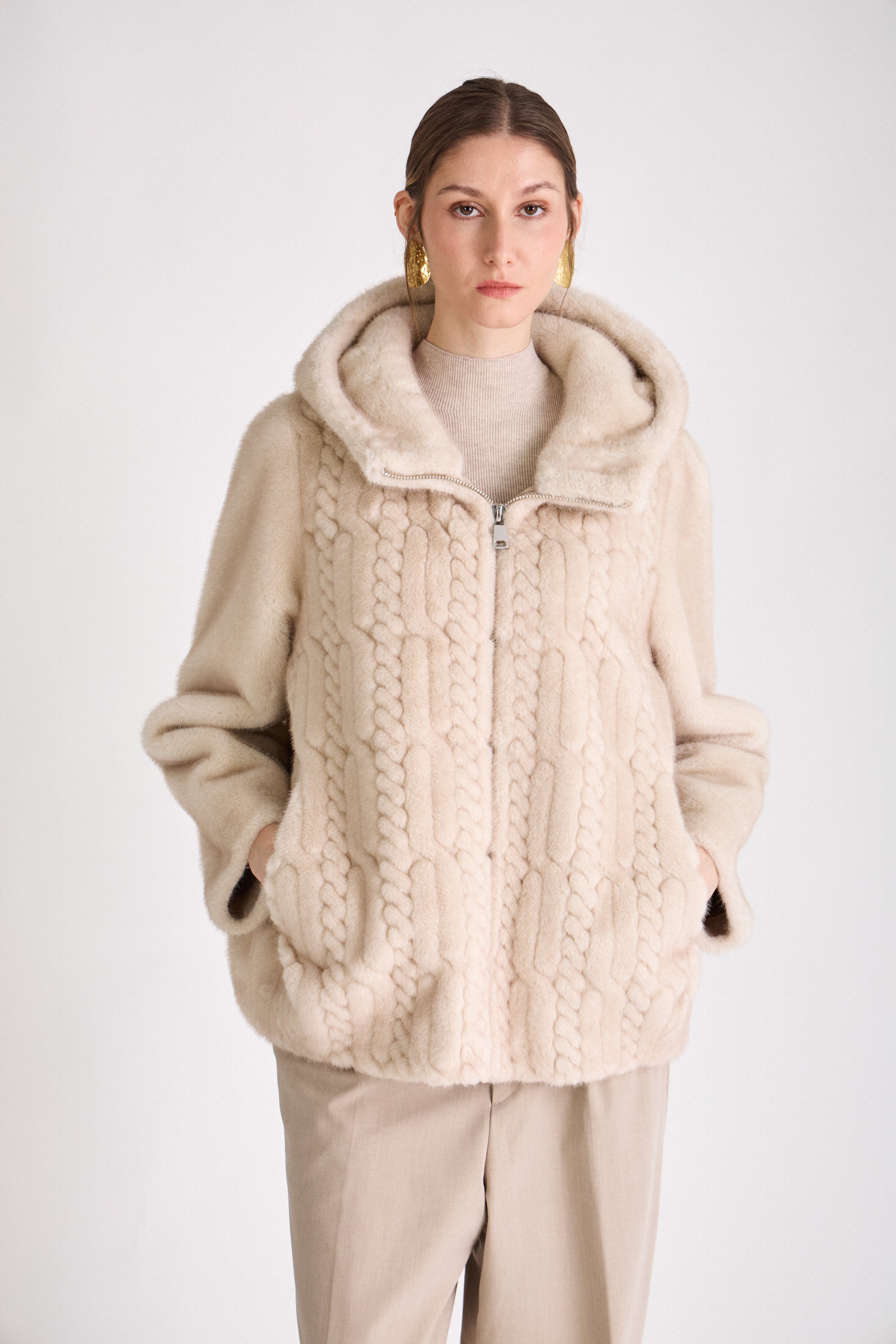 SILVIE | Elegantní hřejivý kožíšek