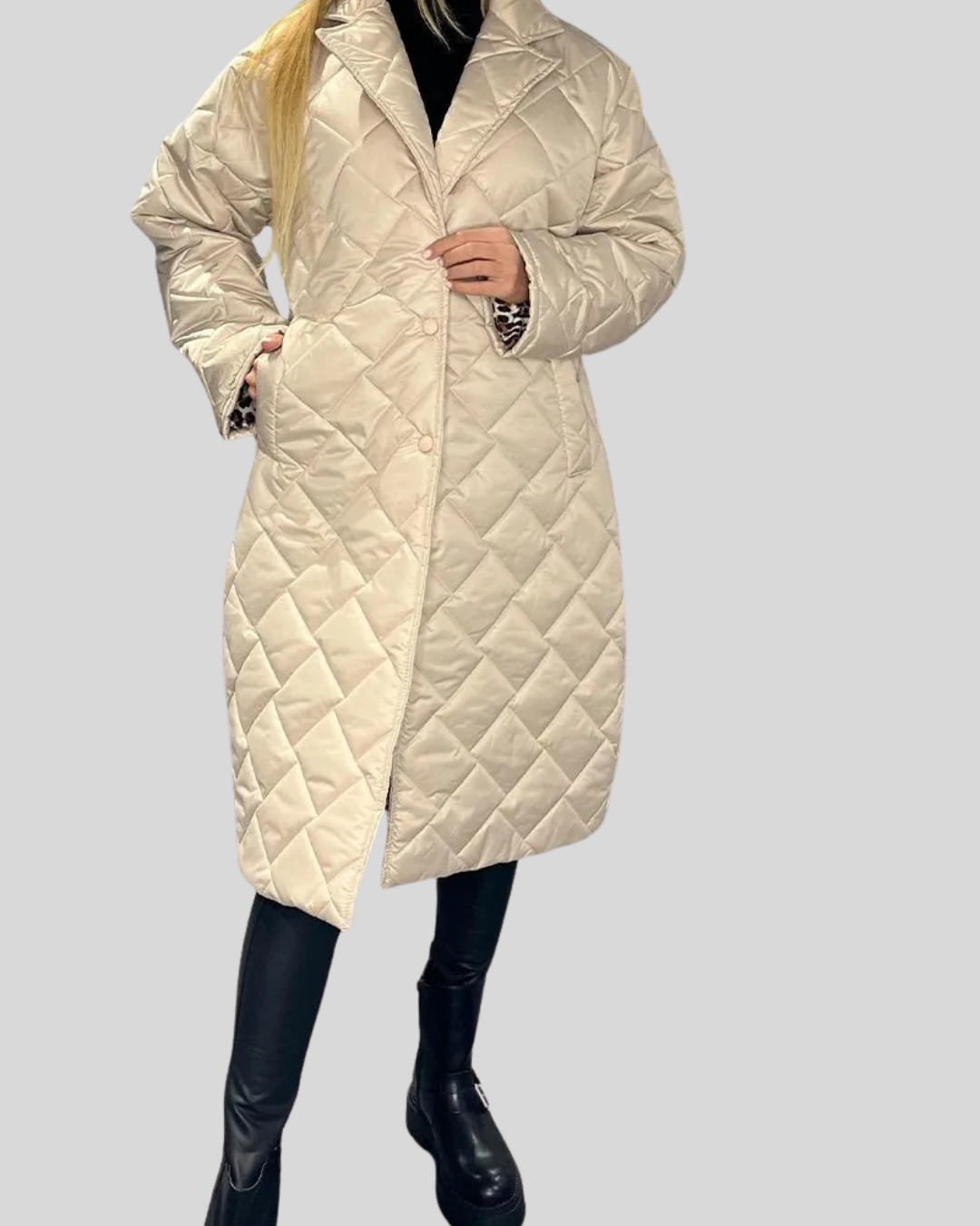 ZUZANA | Kensington Luxe Oboustranný prošívaný kabát