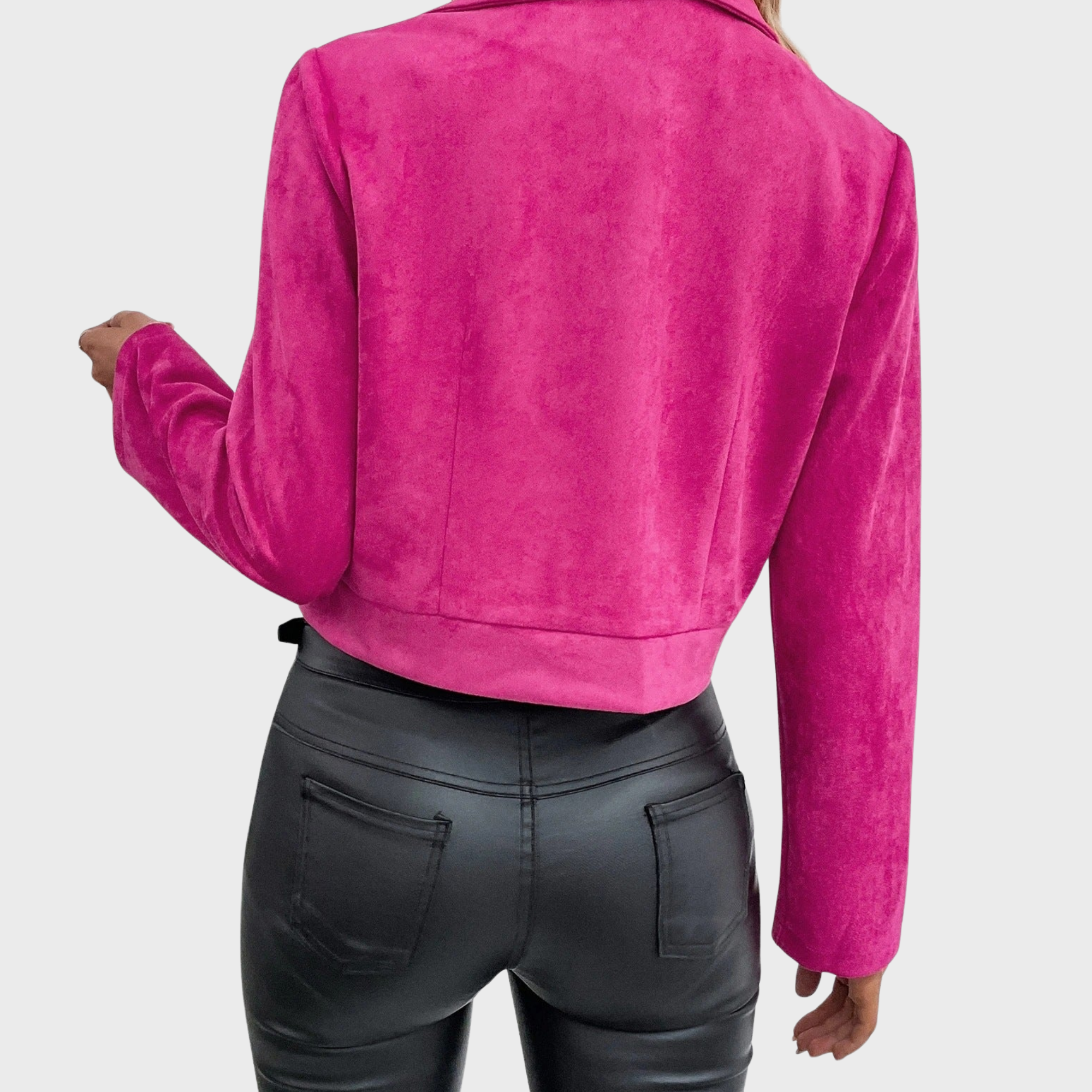 ZUZANA | Semišová elegantní bunda