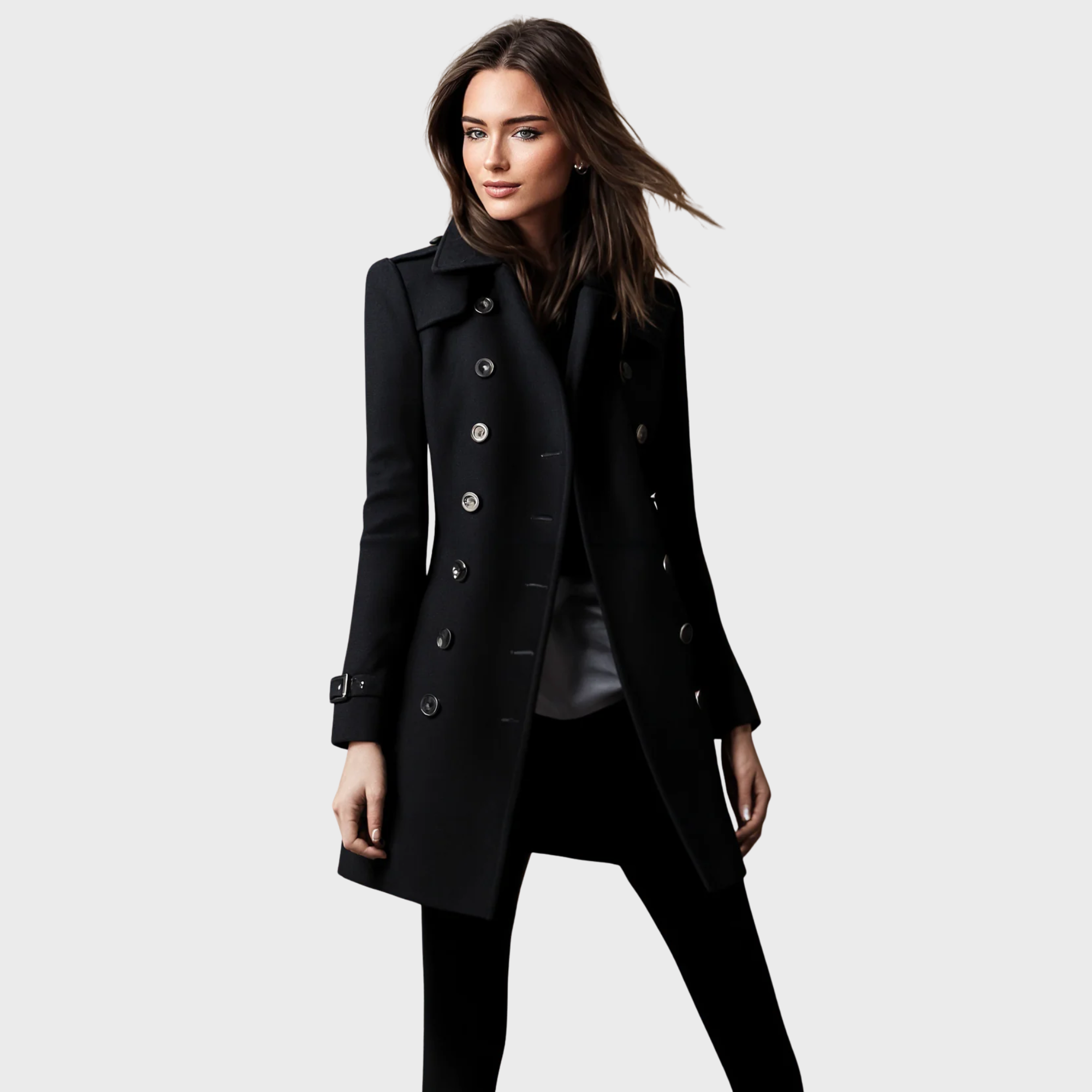 ZUZANA | Dlouhý kabát, ručně vyrobený