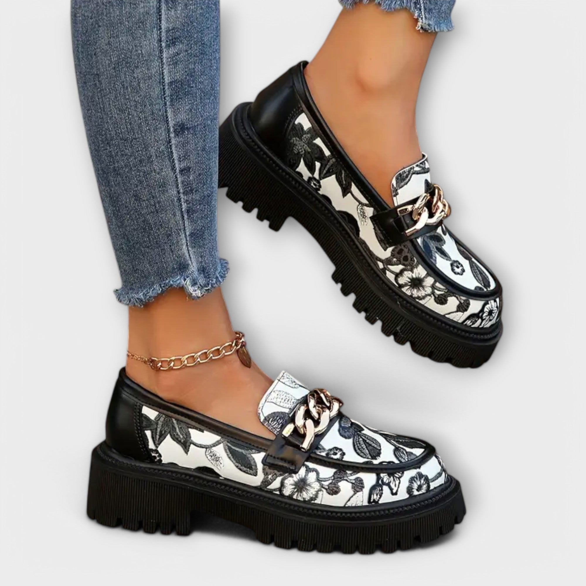 ZUZANA | Elegantní retro mokasíny