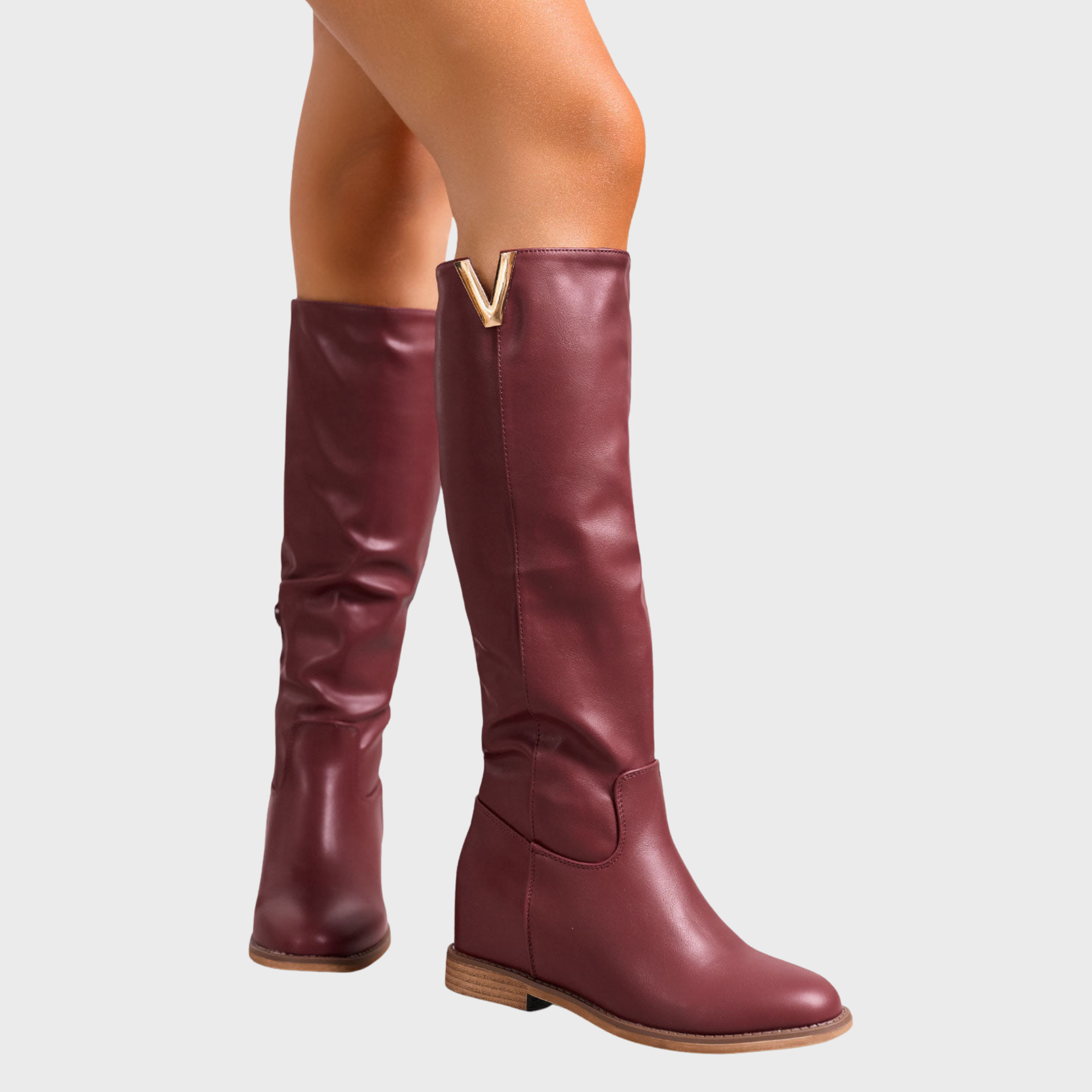 ZUZANA | Elegantní kotníkové boty s vnitřním klínem