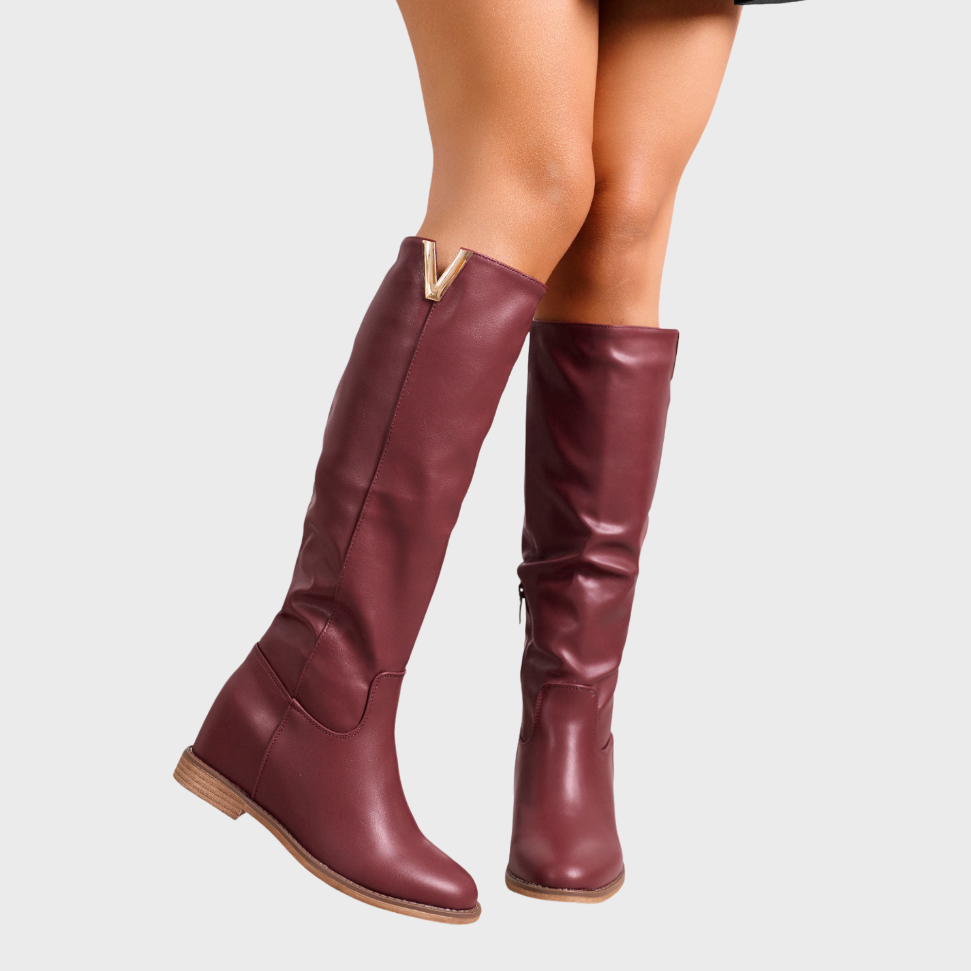 ZUZANA | Elegantní kotníkové boty s vnitřním klínem