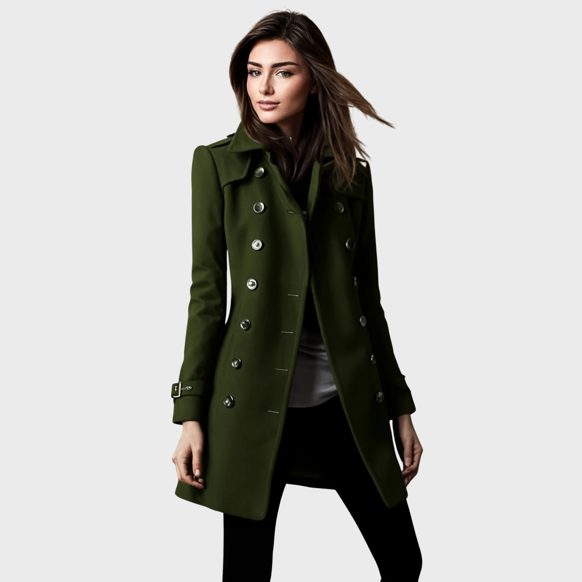 ZUZANA | Dlouhý kabát, ručně vyrobený