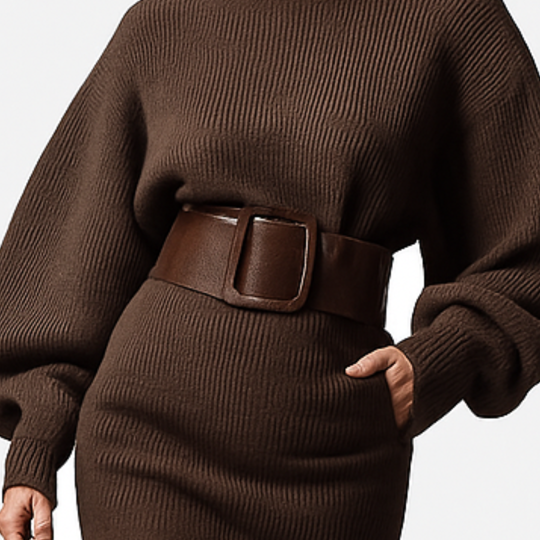 Cléa | Krátké pletené šaty