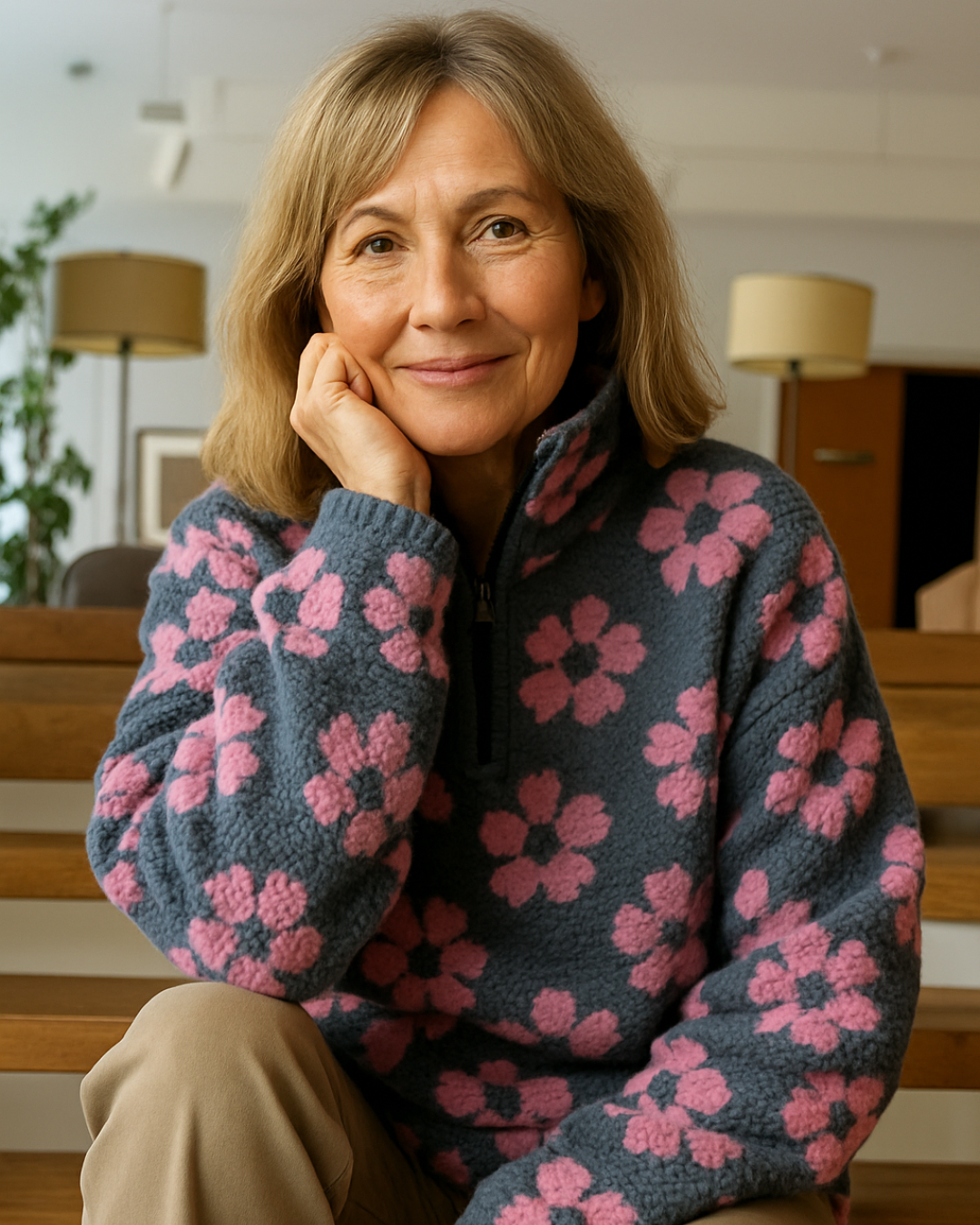 LENKA | Fleecová mikina Bloom