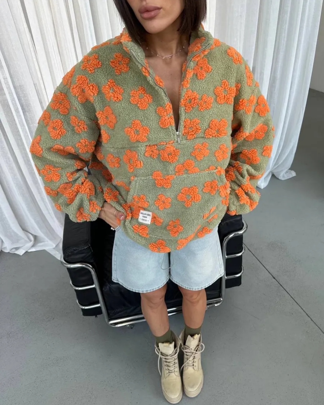 LENKA | Fleecová mikina Bloom