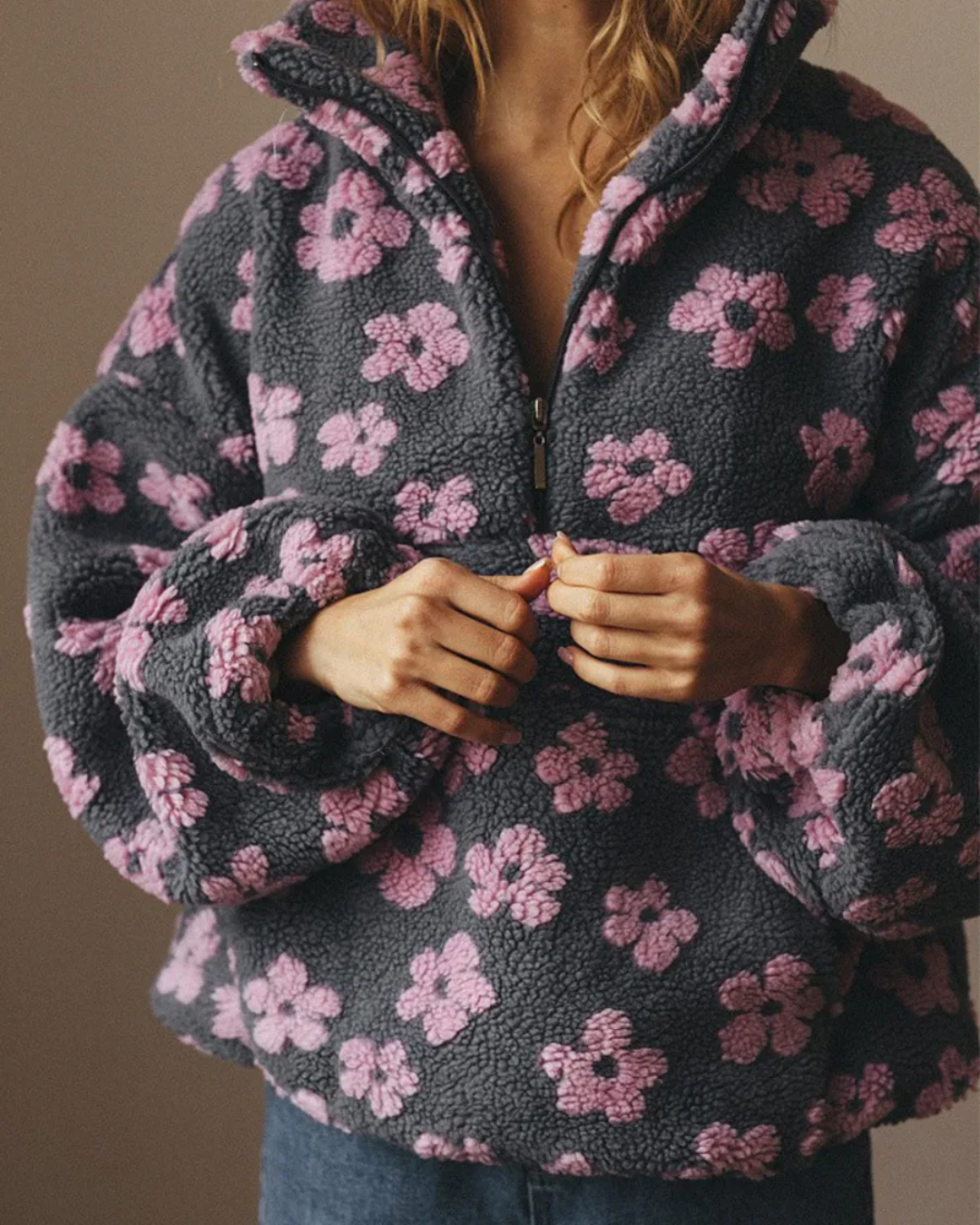 LENKA | Fleecová mikina Bloom