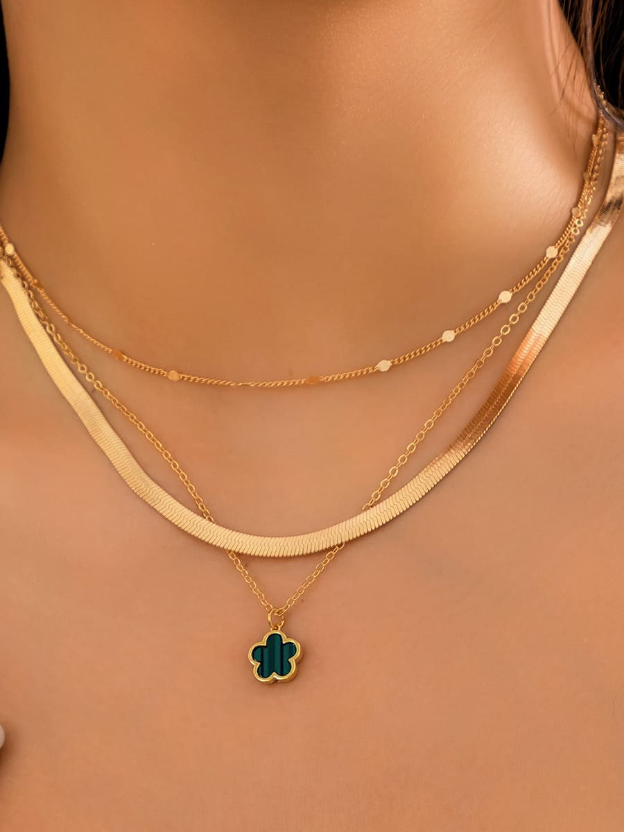 ZUZANA | Náhrdelník s řetězem Kloboukového duhového hada