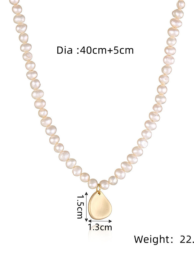 ZUZANA | Náhrdelník s velkými perlami ve tvaru hvězdy