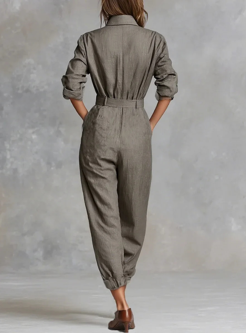 Magda | Elegantní lněný overal