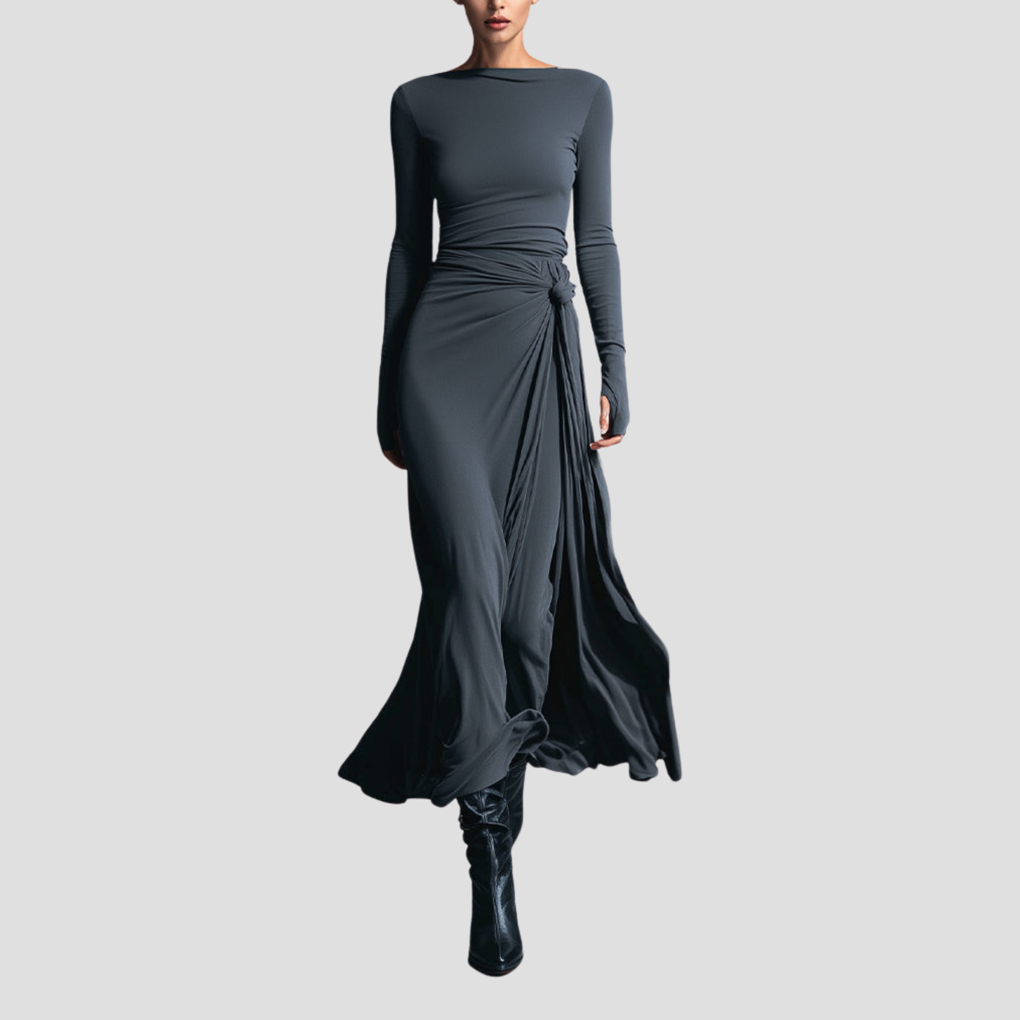 Anna | Elegantní šaty s uzlem