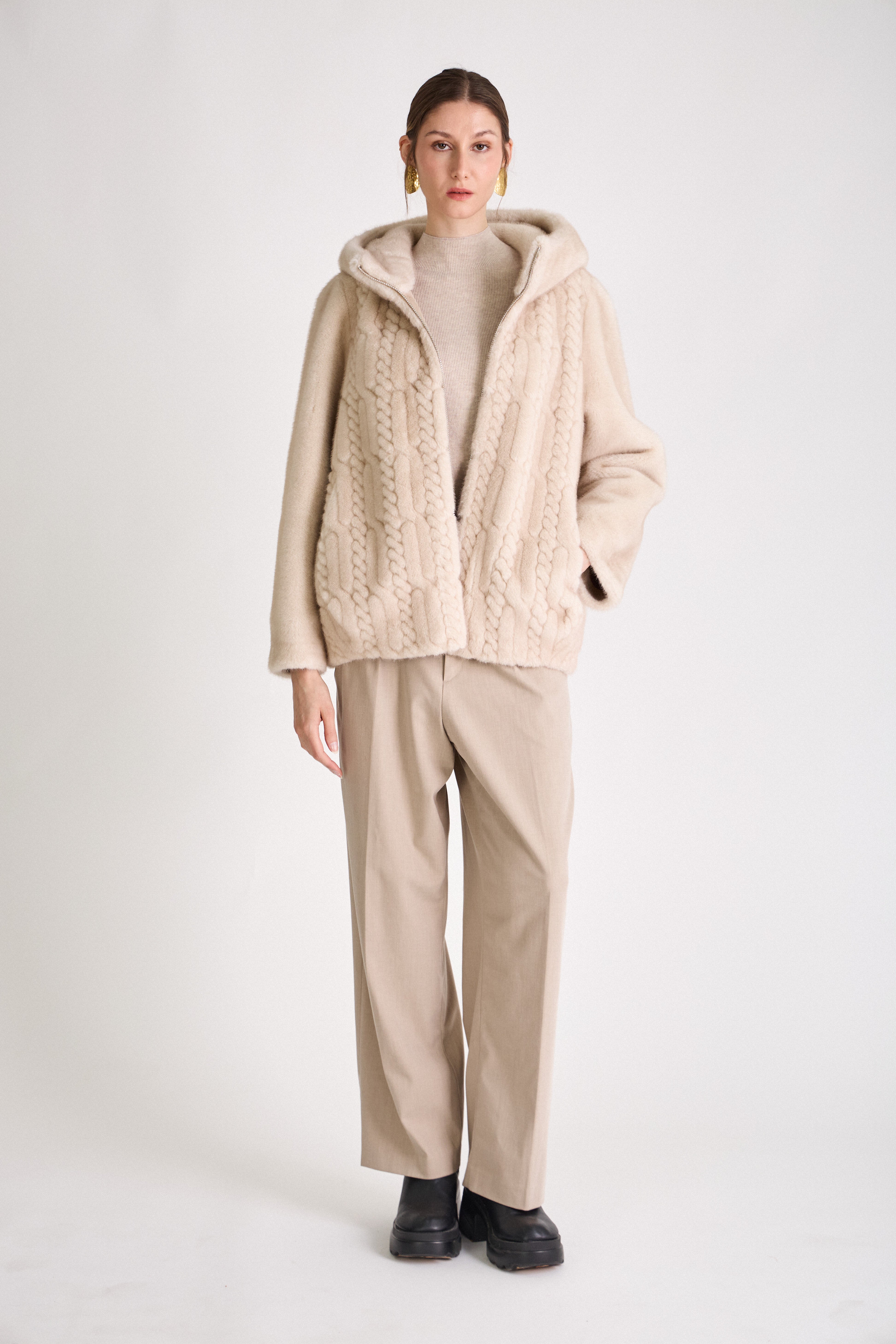 SILVIE | Elegantní hřejivý kožíšek